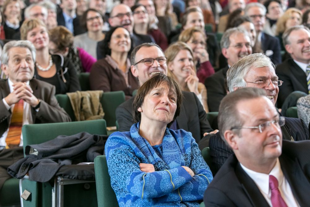 Prof. Dr. Marianne Braig während der offiziellen Verabschiedung des Kanzlers Peter Lange