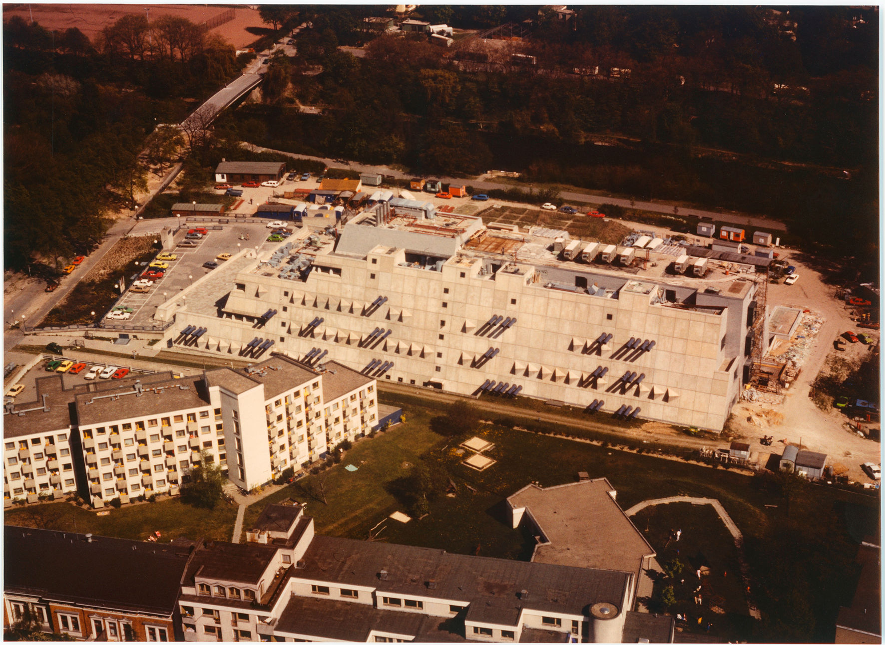 Luftbildaufnahme: Mäusebunker