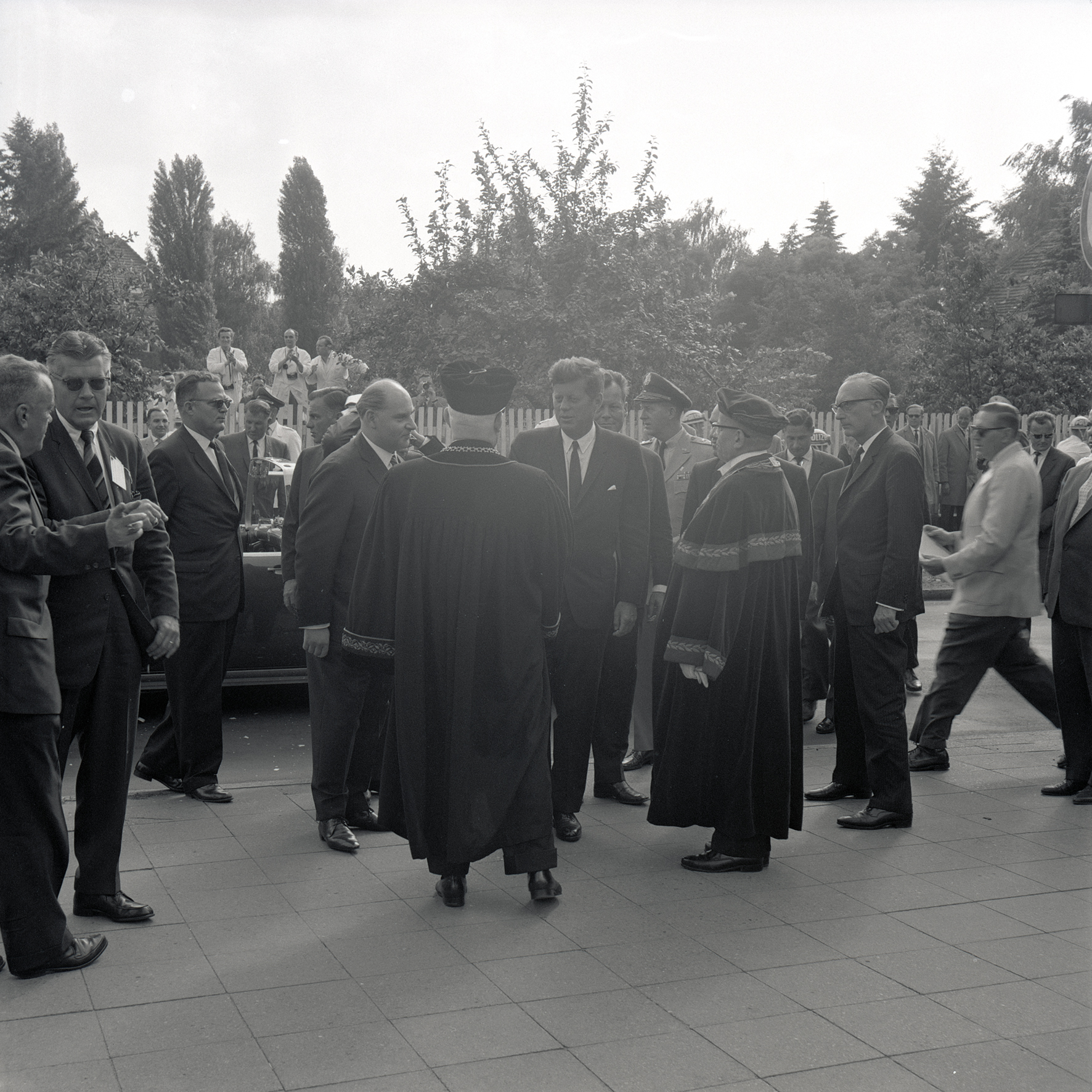 John F. Kennedy am 26. Juni 1963 an der Freien Universität Berlin