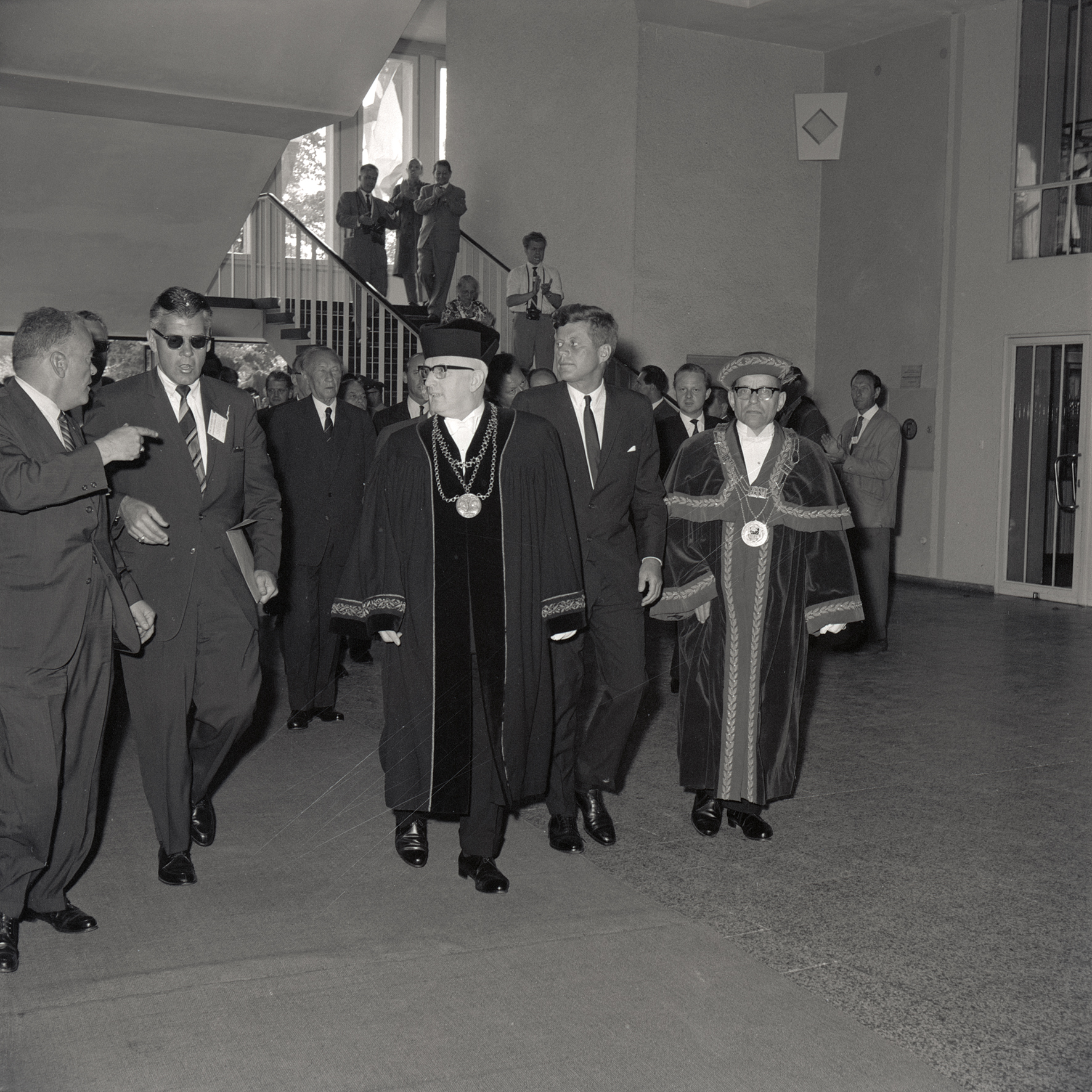 John F. Kennedy am 26. Juni 1963 an der Freien Universität Berlin