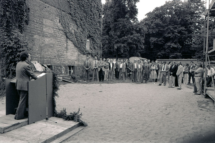  Ansprache Detlef Borrmann bei Bauprojekt der Veterinärmedizin