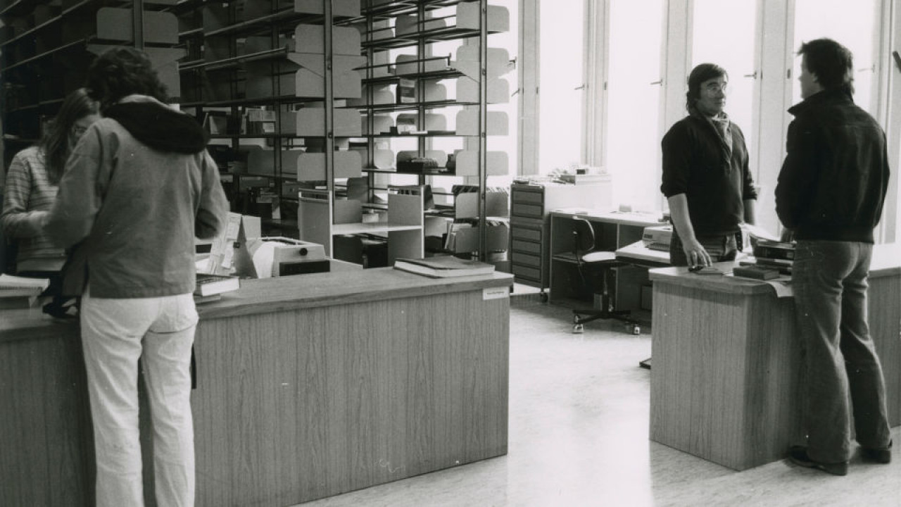 Ausleihe der Bibliothek der Freien Universität Berlin