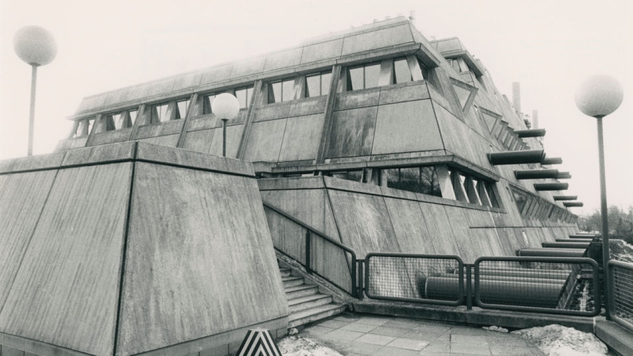 Außenansicht Zentrale Tierlaboratorien "Mäusebunker"