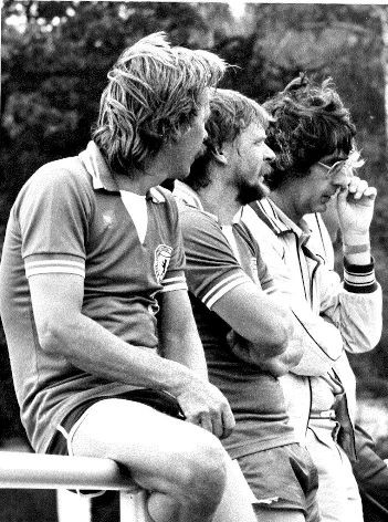 Fußballtraining der Mannschaft um Dieter Heckelmann