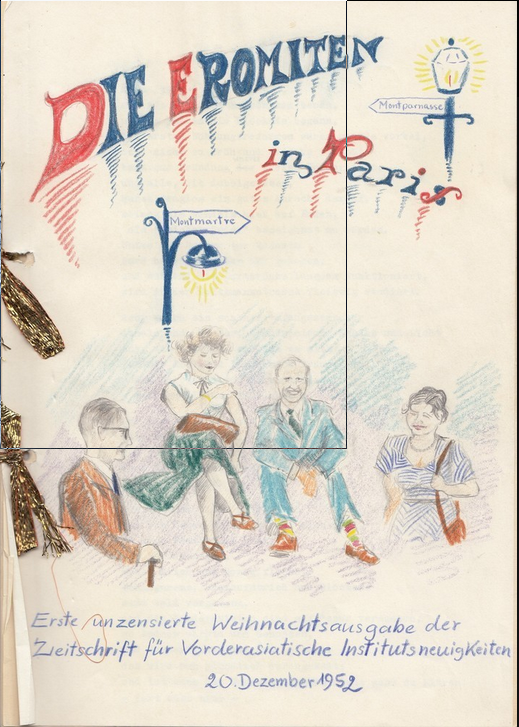 Selbstgemachte Institutszeitschrift "Die Eromiten", 1952