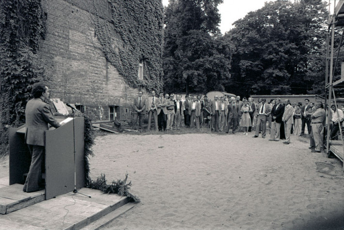  Ansprache Detlef Borrmann bei Bauprojekt der Veterinärmedizin